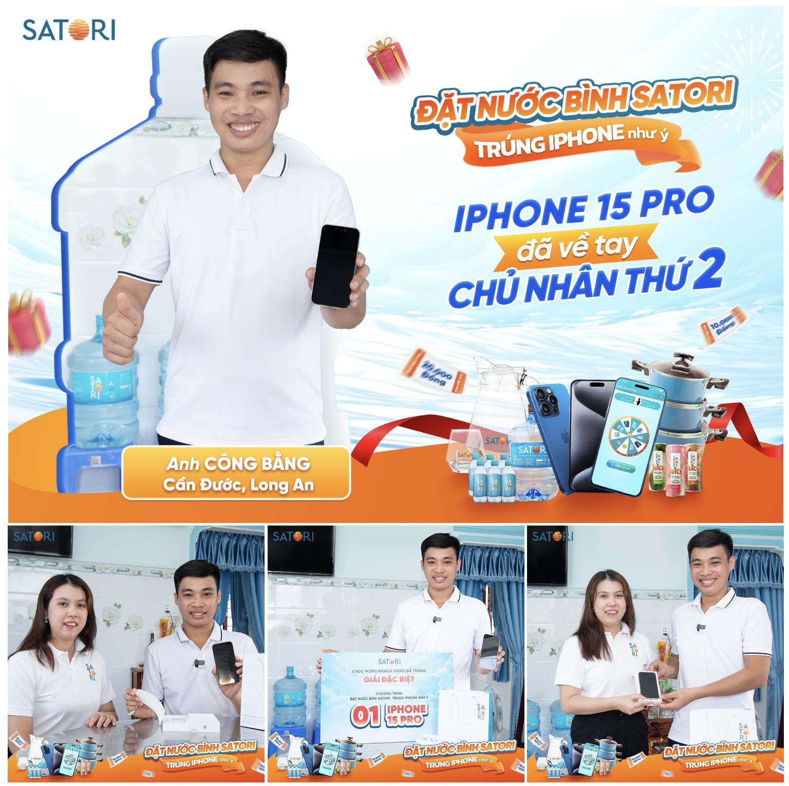 Lộ diện chủ nhân thứ 2 trúng iPhone 15 Pro trong chương trình khuyến mãi hè của SATORI- Ảnh 1.