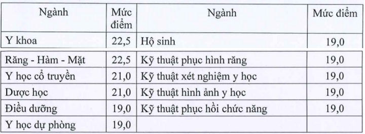 Bộ GD&ĐT công bố điểm sàn xét tuyển nhóm ngành Sức khỏe và Sư phạm- Ảnh 1.