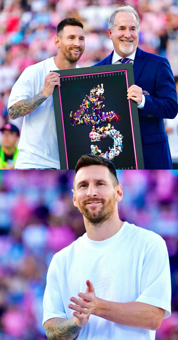 Messi được vinh danh là cầu thủ có nhiều danh hiệu nhất lịch sử bóng đá, khoảnh khắc 45 cậu bé cầm 45 danh hiệu của Messi gây sốt MXH- Ảnh 7.