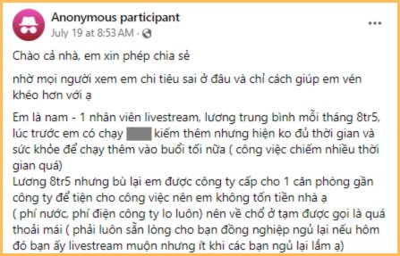 Tháng nào cũng tiêu hết sạch tiền lương nhưng vẫn khiến không ít người phải nể vì một chi tiết đặc biệt- Ảnh 1.