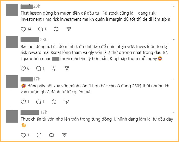 21 tuổi làm cú tất tay đầu tư bằng 300 triệu, 24 tuổi ngậm ngùi ôm cục nợ đến 700 triệu: Lời cảnh tỉnh cho các Gen Z mới bước một chân vào đời đã ham làm giàu nhanh từ chứng khoán- Ảnh 4.