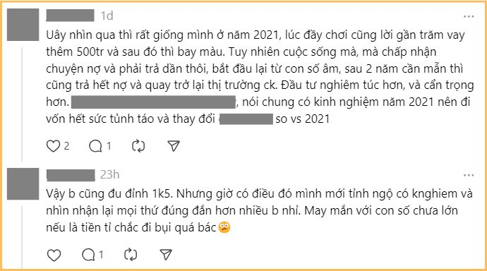 21 tuổi làm cú tất tay đầu tư bằng 300 triệu, 24 tuổi ngậm ngùi ôm cục nợ đến 700 triệu: Lời cảnh tỉnh cho các Gen Z mới bước một chân vào đời đã ham làm giàu nhanh từ chứng khoán- Ảnh 5.