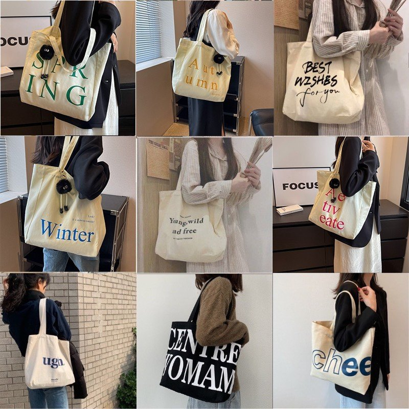 Những mẫu túi tote đã xinh còn hot nhất Shopee: Không em nào quá 130k, chứa được cả thế giới khi đi du lịch- Ảnh 1.