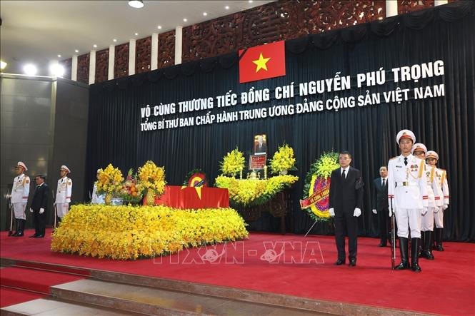 Trực tiếp: Lễ Quốc tang Tổng Bí thư Nguyễn Phú Trọng- Ảnh 327.