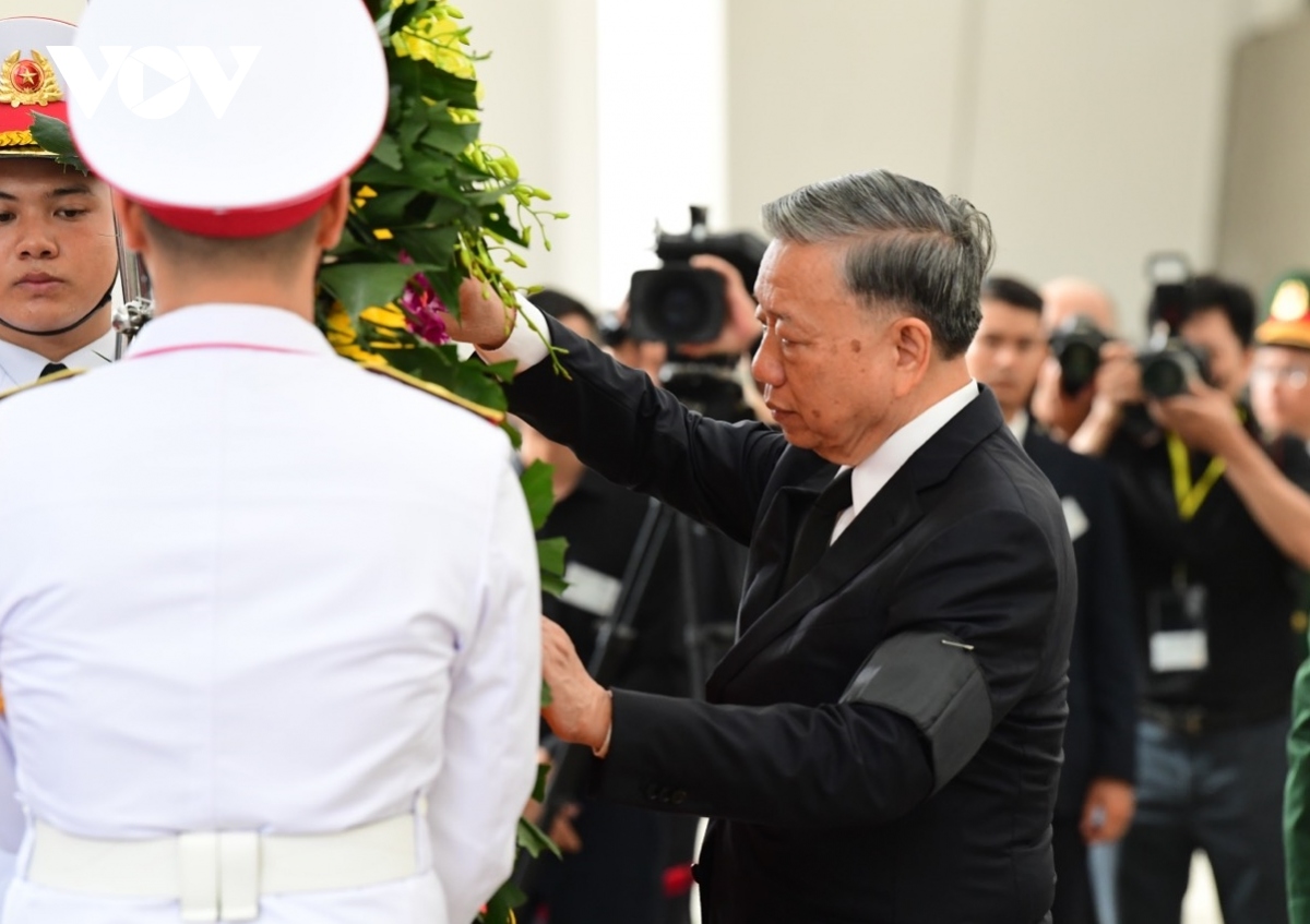 Trực tiếp: Lễ viếng Tổng Bí thư Nguyễn Phú Trọng- Ảnh 18.