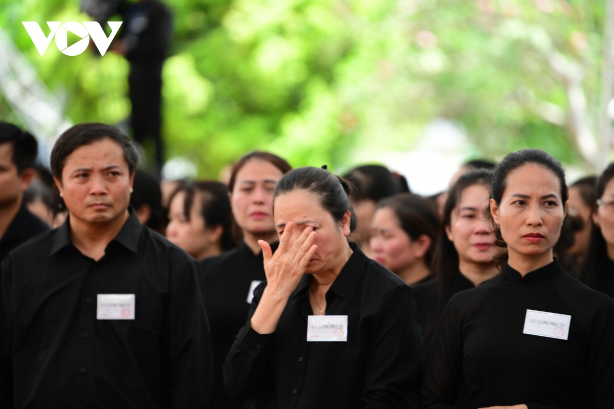 Xúc động Lễ truy điệu Tổng Bí thư Nguyễn Phú Trọng tại quê hương Lại Đà- Ảnh 2.