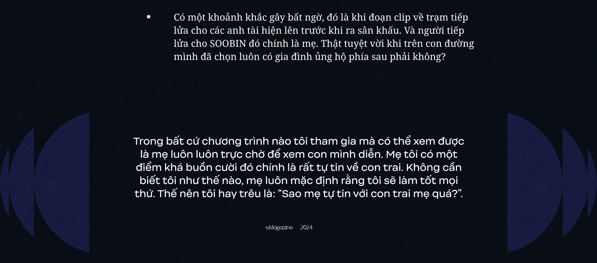 SOOBIN: “Đâu phải lúc nào mình cũng cần đứng thứ nhất. Khán giả hãy nhớ đến SOOBIN như một nghệ sĩ tài năng là đủ”- Ảnh 29.