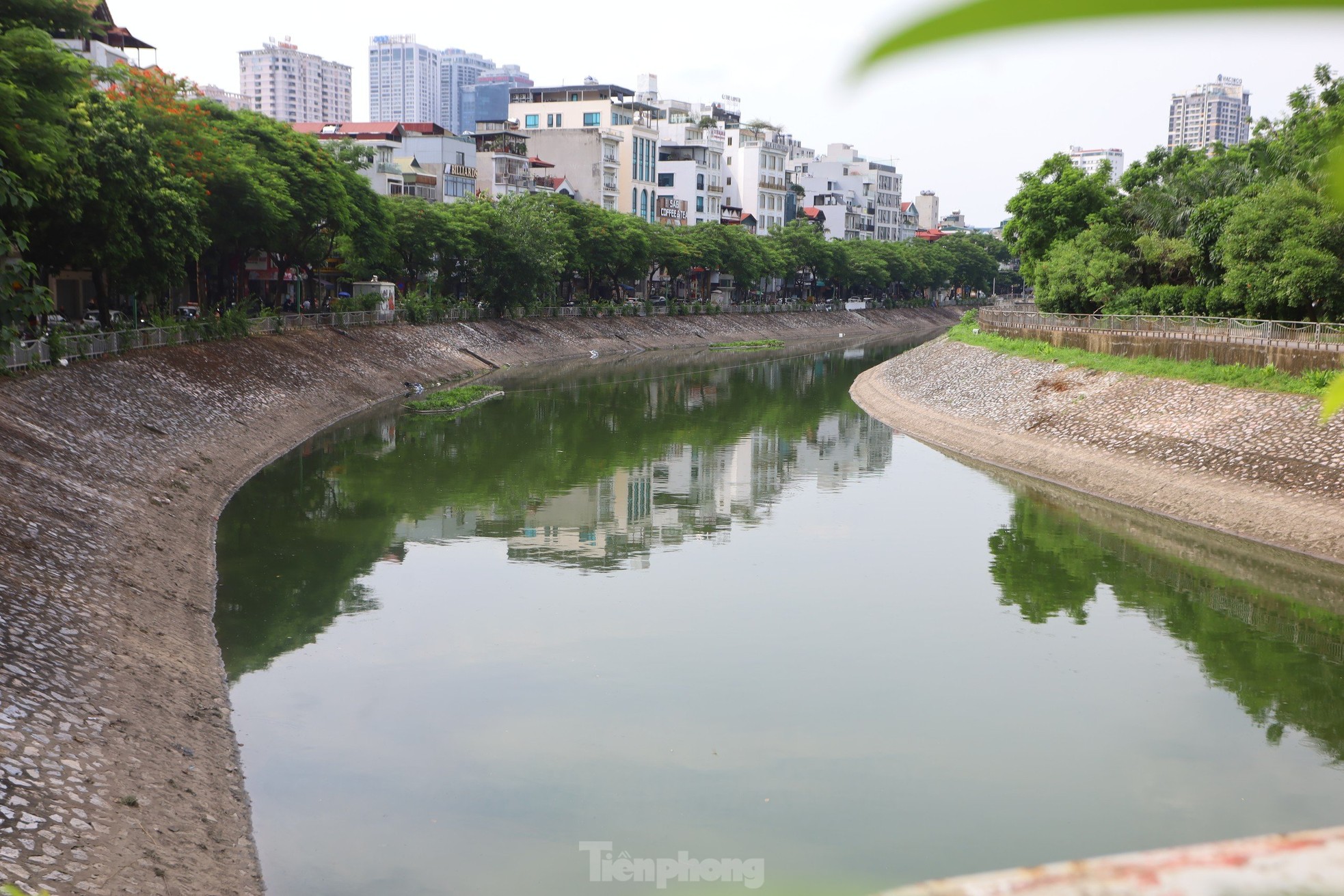 Nước chuyển màu xanh như nước Hồ Gươm, sông Tô Lịch bỗng 'nên thơ, trữ tình'- Ảnh 12.