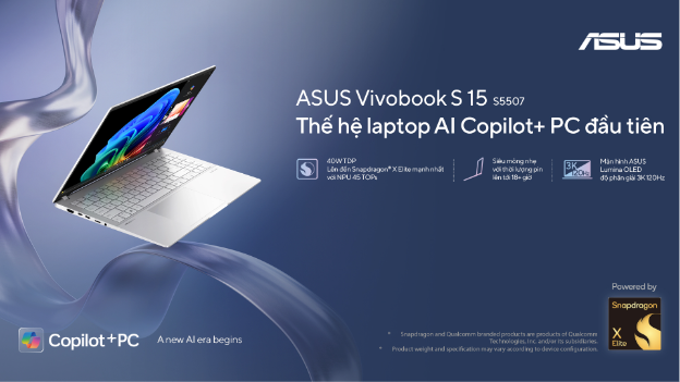 Trải nghiệm sức mạnh NPU 45 TOPs trên laptop AI Vivobook S 15 - Copilot+ PC đầu tiên của ASUS- Ảnh 2.