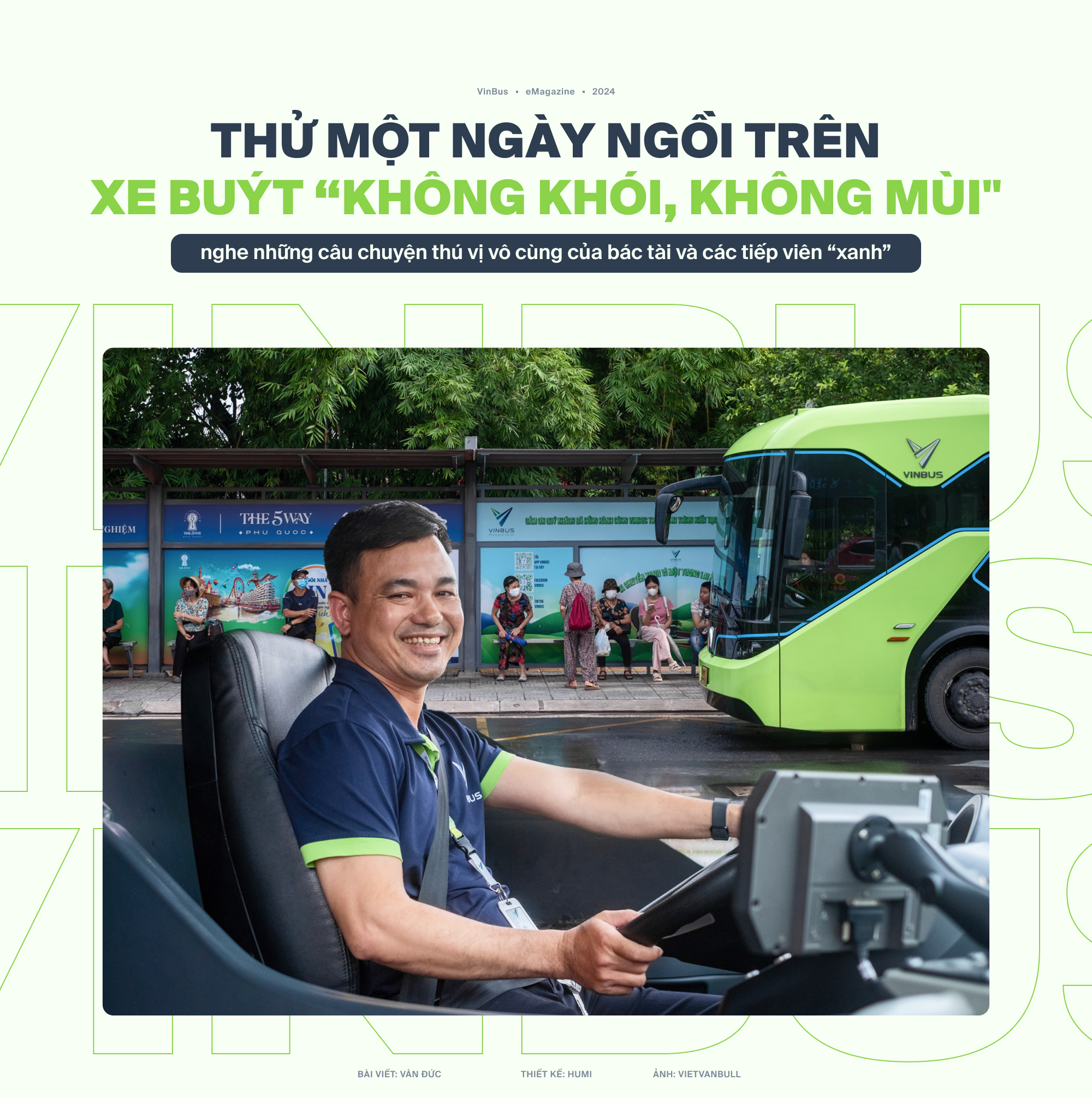 Thử một ngày ngồi trên xe buýt “không khói, không mùi”, nghe những câu chuyện thú vị vô cùng của bác tài và các tiếp viên “xanh”- Ảnh 1.