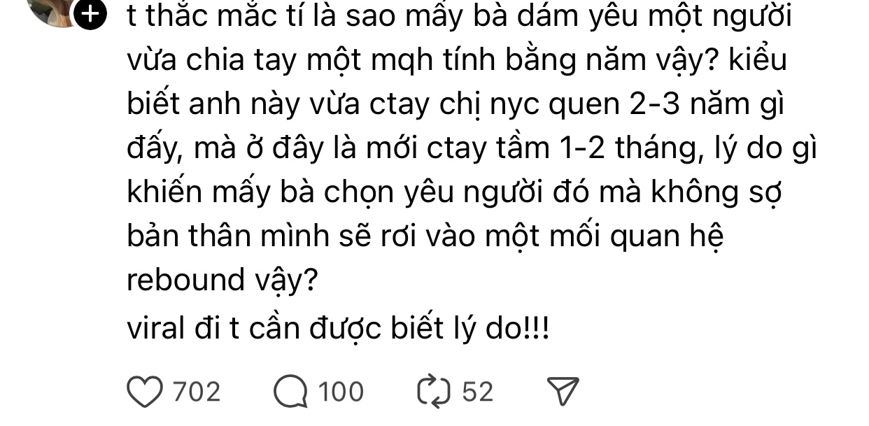 &quot;Rebound&quot; là gì mà tìm kiếm rần rần sau vụ tình mới - tình cũ của rapper Obito?- Ảnh 3.