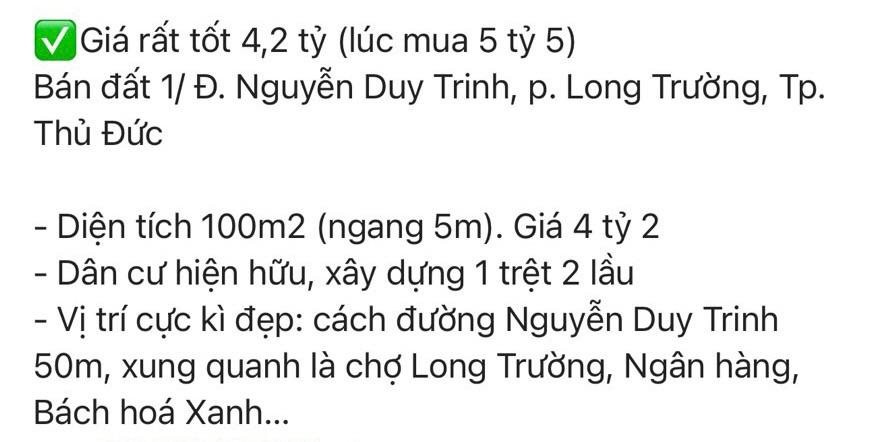 Rao bán buổi sáng, buổi chiều có người hỏi mua, chủ nhà sợ “hớ” tăng giá lô đất thêm 800 triệu- Ảnh 1.