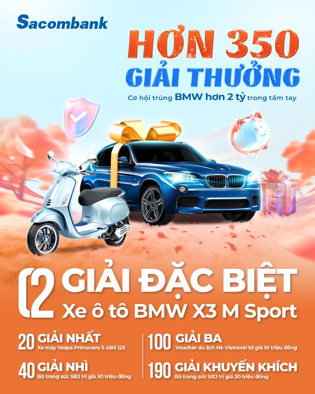 Tăng tốc gặt “siêu thưởng” từ khuyến mại “Hè Sang - Quà Xịn” của Sacombank cực hot hè này!- Ảnh 2.