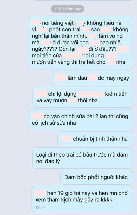 Xôn xao loạt tin nhắn mẹ chồng hăm doạ con dâu vì phốt chồng ngoại tình trên mạng: Có bầu trước mà dám nói đạo lý? - Ảnh 3.