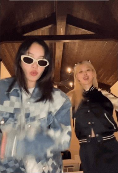 Rosé đến hẳn biệt thự của Lisa để quẩy ROCKSTAR: Nhảy thì ít mà ôm thì nhiều! - Ảnh 3.