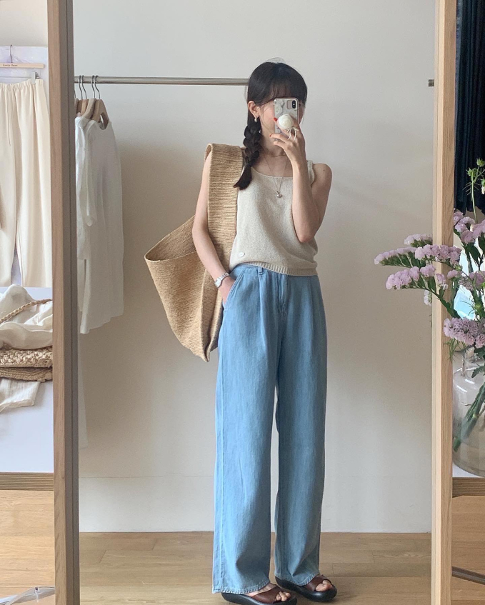 4 mẫu quần jeans kéo chân thon dài, nàng cao hay thấp đều nên sắm - Ảnh 8.