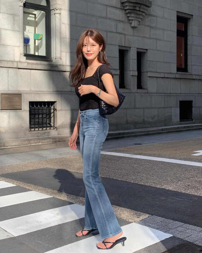 4 mẫu quần jeans kéo chân thon dài, nàng cao hay thấp đều nên sắm - Ảnh 6.