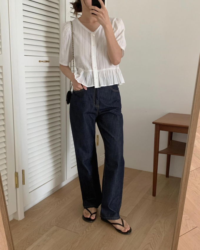 4 mẫu quần jeans kéo chân thon dài, nàng cao hay thấp đều nên sắm - Ảnh 3.