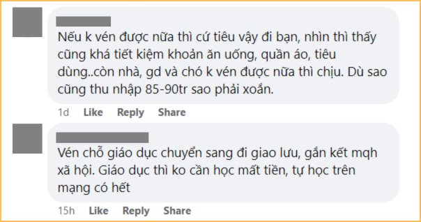 Bảng chi tiêu của cô gái 28 tuổi khiến CĐM bình luận rôm rả: Thu nhập 85-90 triệu/tháng, tiền nuôi chó còn nhiều hơn cả tiền ăn lẫn tiền biếu bố mẹ? - Ảnh 6.