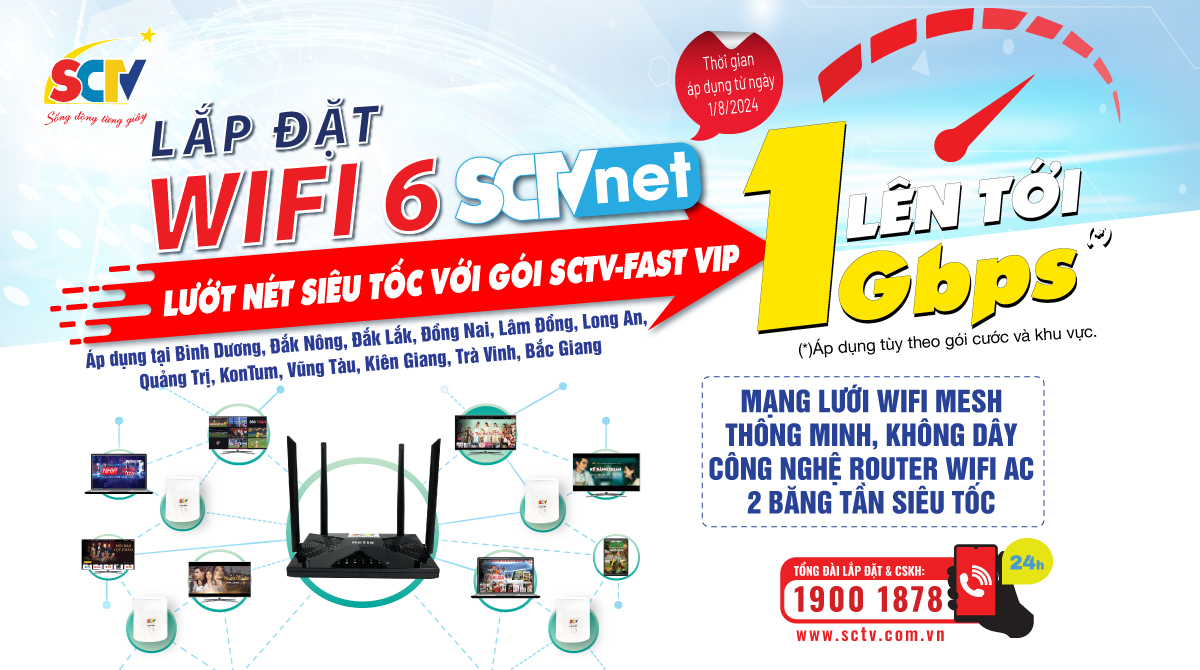 SCTV nâng tốc độ Internet  giai đoạn 2 cho khách hàng nâng cao chất lượng- Ảnh 1.