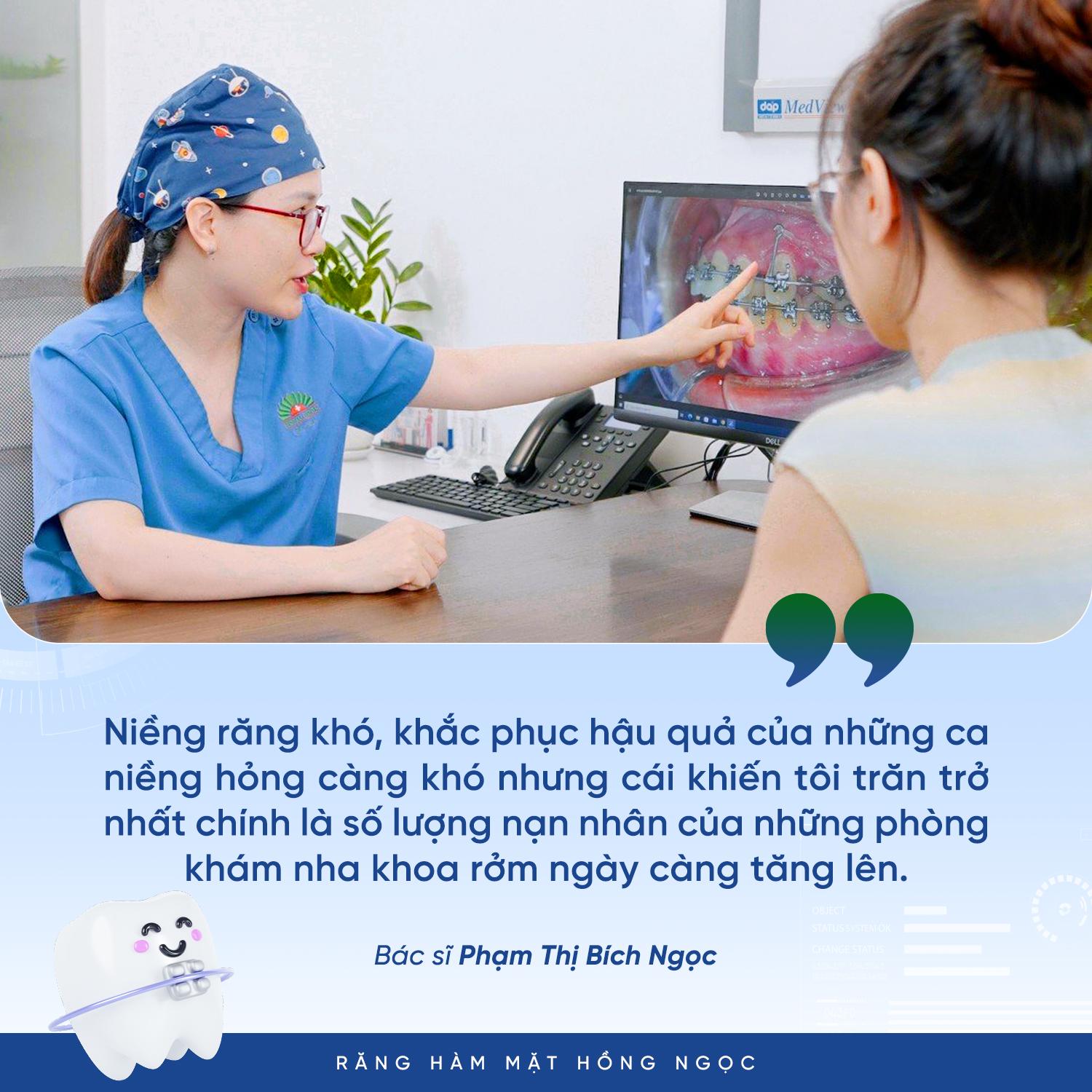 Bác sĩ Phạm Thị Bích Ngọc - Chuyên gia giải cứu niềng hỏng- Ảnh 3.