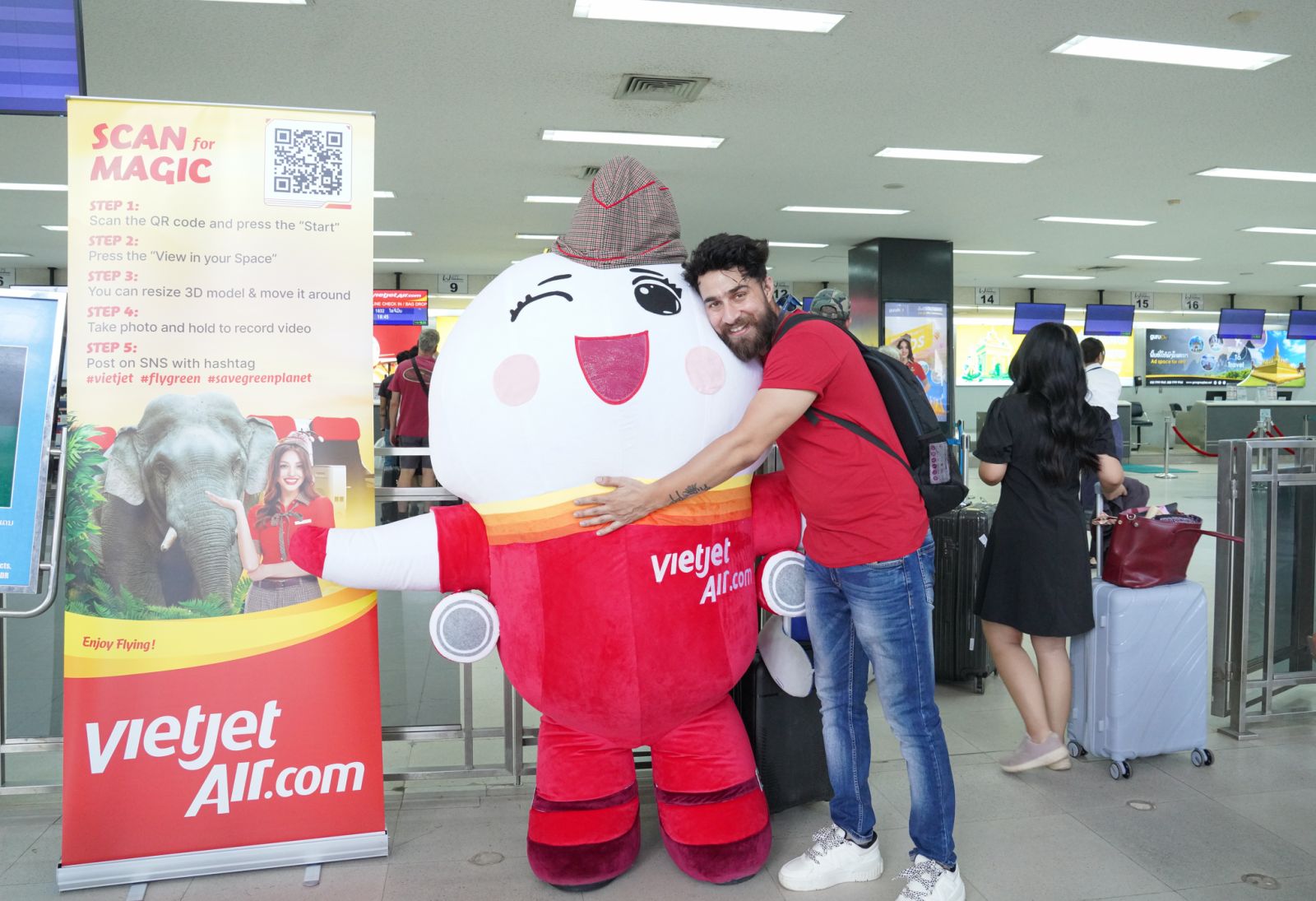 Ngày Quốc tế Voi siêu đáng nhớ trên tàu bay Vietjet đi Viêng Chăn- Ảnh 14.