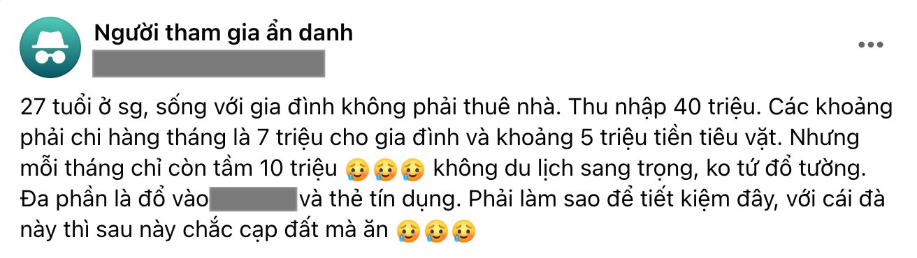 Thu nhập 40 triệu nhưng dùng hết để trả thẻ tín dụng và nuôi thú shopping, dân mạng phán: Cứ đà này rồi cạp đất mà ăn- Ảnh 1.