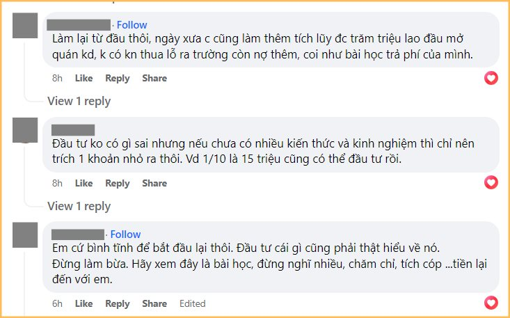 Kiếm củi 3 năm thiêu 1 giờ: Cô gái tiết kiệm được 150 triệu trong những năm sinh viên, giờ trắng tay vì 1 lý do nhiều người trẻ mắc phải- Ảnh 4.