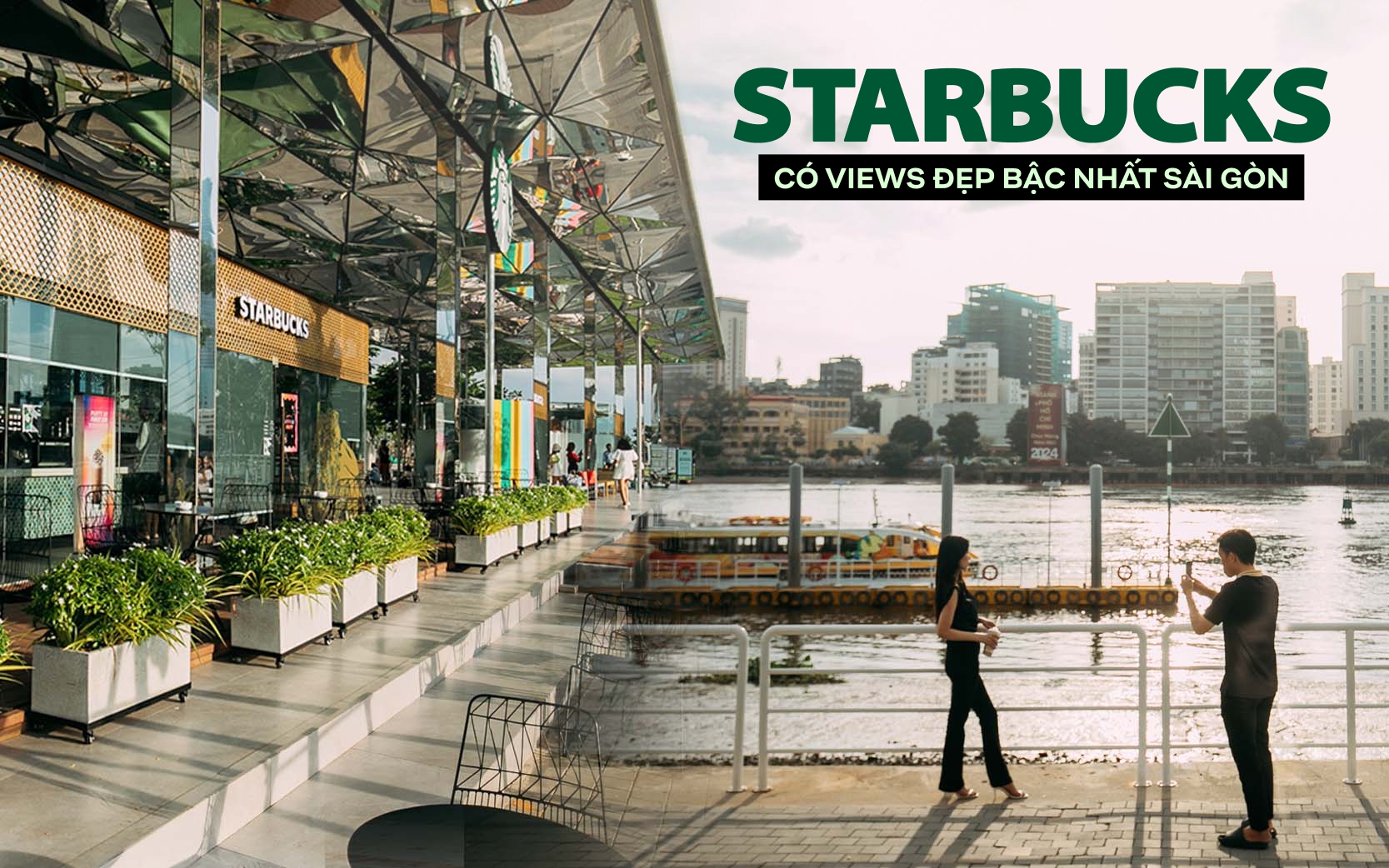 Starbucks chính thức mở cửa hàng có view đẹp nhất Sài Gòn, ngắm trọn thành phố với 100k thì giới trẻ cũng chịu khó check-in rần rần 