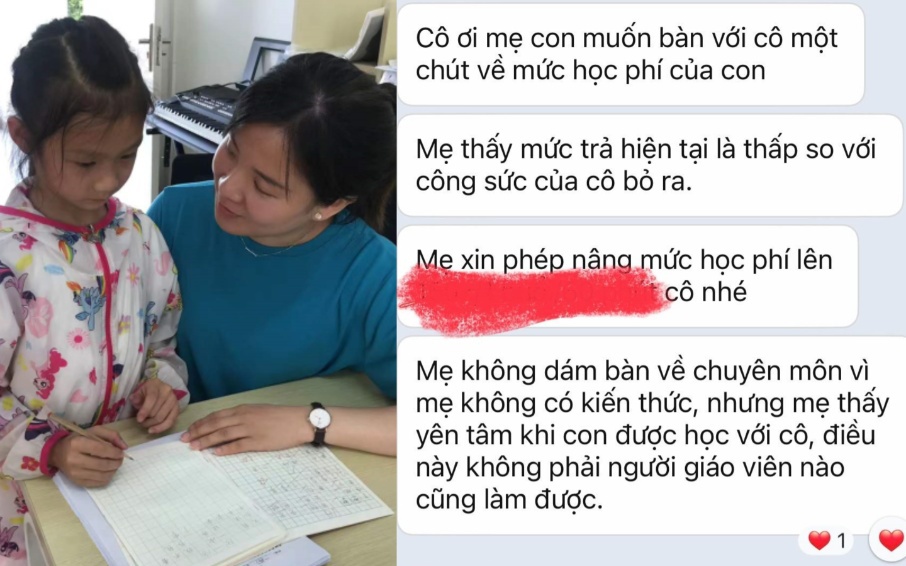 Đoạn tin nhắn khiến 13.000 người "thả tim", đây đích thị là ước mơ của mọi sinh viên khi làm gia sư