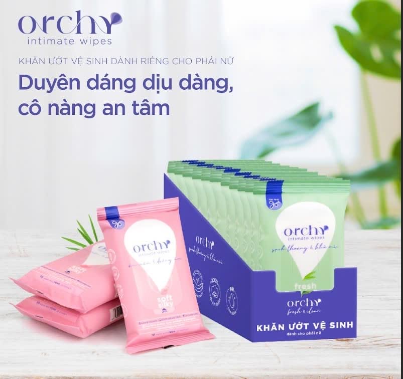 Khăn ướt vệ sinh Orchy dành riêng cho phái nữ, đang làm mưa làm gió trên thị trường- Ảnh 1.