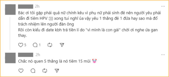 Tranh cãi bùng nổ quanh chuyện “tình phí”: Con gái có thể sinh con nên con trai có nghĩa vụ “bao trọn”, không chịu nghĩa là yêu không thật lòng?- Ảnh 3.