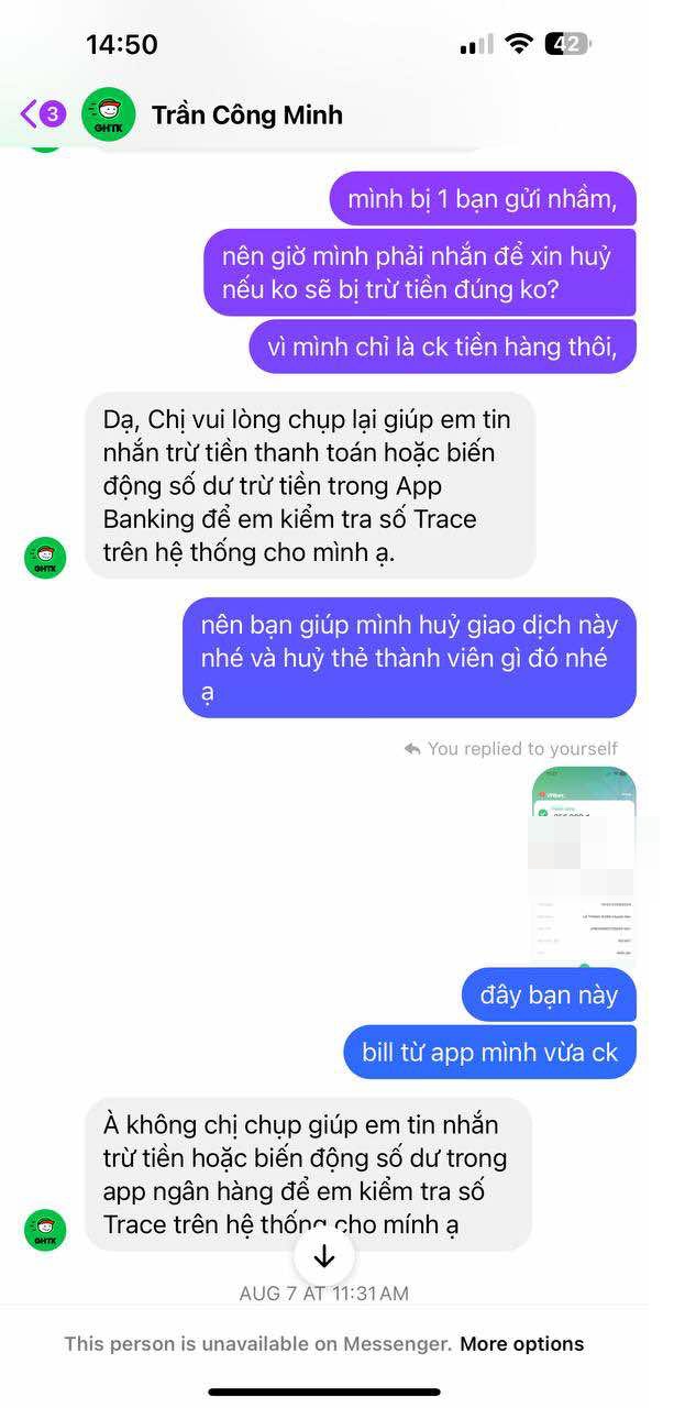 Người phụ nữ ở Hà Nội bị lừa hơn 10 triệu bởi "shipper giả danh" Giao Hàng Tiết Kiệm: Suýt mất thêm 19 triệu đồng nếu không dùng ngay thao tác này- Ảnh 2.