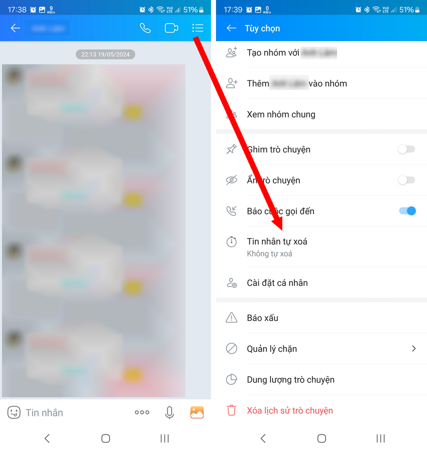 Cách bật tính năng "siêu bảo mật"  trên Messenger và Zalo: Gửi tin nhắn tự động xoá, gửi thông báo khi người nhận chụp màn hình tin nhắn- Ảnh 5.