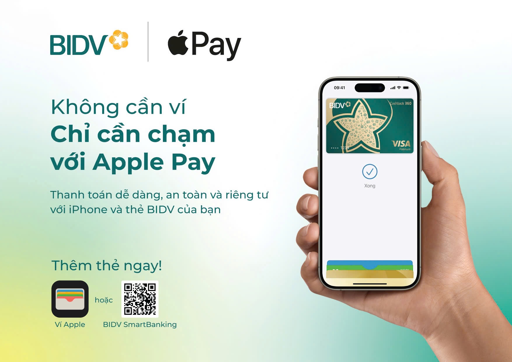 BIDV giới thiệu dịch vụ thanh toán Apple Pay đến chủ thẻ- Ảnh 2.