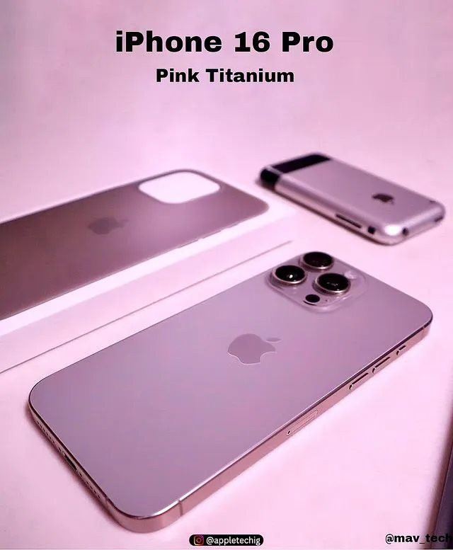 Tất cả đồn đoán trước đây đều sai: Màu hồng mới nhất trên iPhone 16 Pro Max sẽ có diện mạo như thế này!- Ảnh 3.