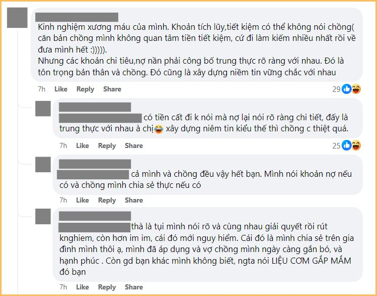 Nợ ngập đầu vẫn giấu chồng trả nợ cho bố mẹ đẻ, cô vợ khiến CĐM bất bình: “Khen chồng biết điều nhưng bản thân hành xử lại chẳng ra sao”- Ảnh 4.