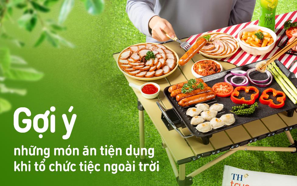 Cùng TH true FOOD biến tấu những món ăn ngon, tiện lợi cho bữa tiệc ngoài trời- Ảnh 1.