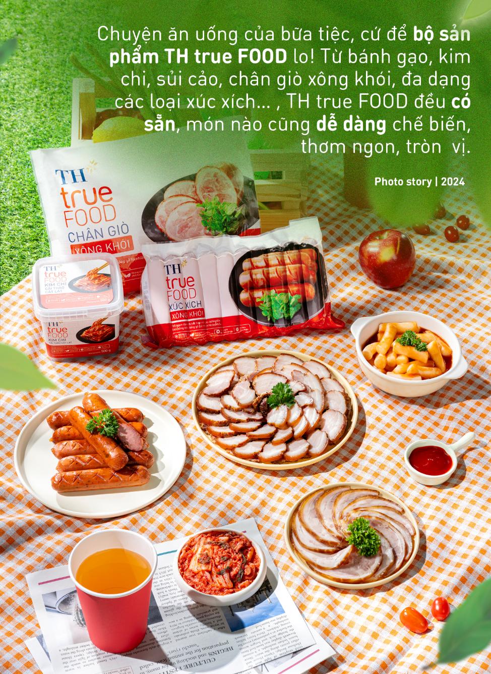 Cùng TH true FOOD biến tấu những món ăn ngon, tiện lợi cho bữa tiệc ngoài trời- Ảnh 2.