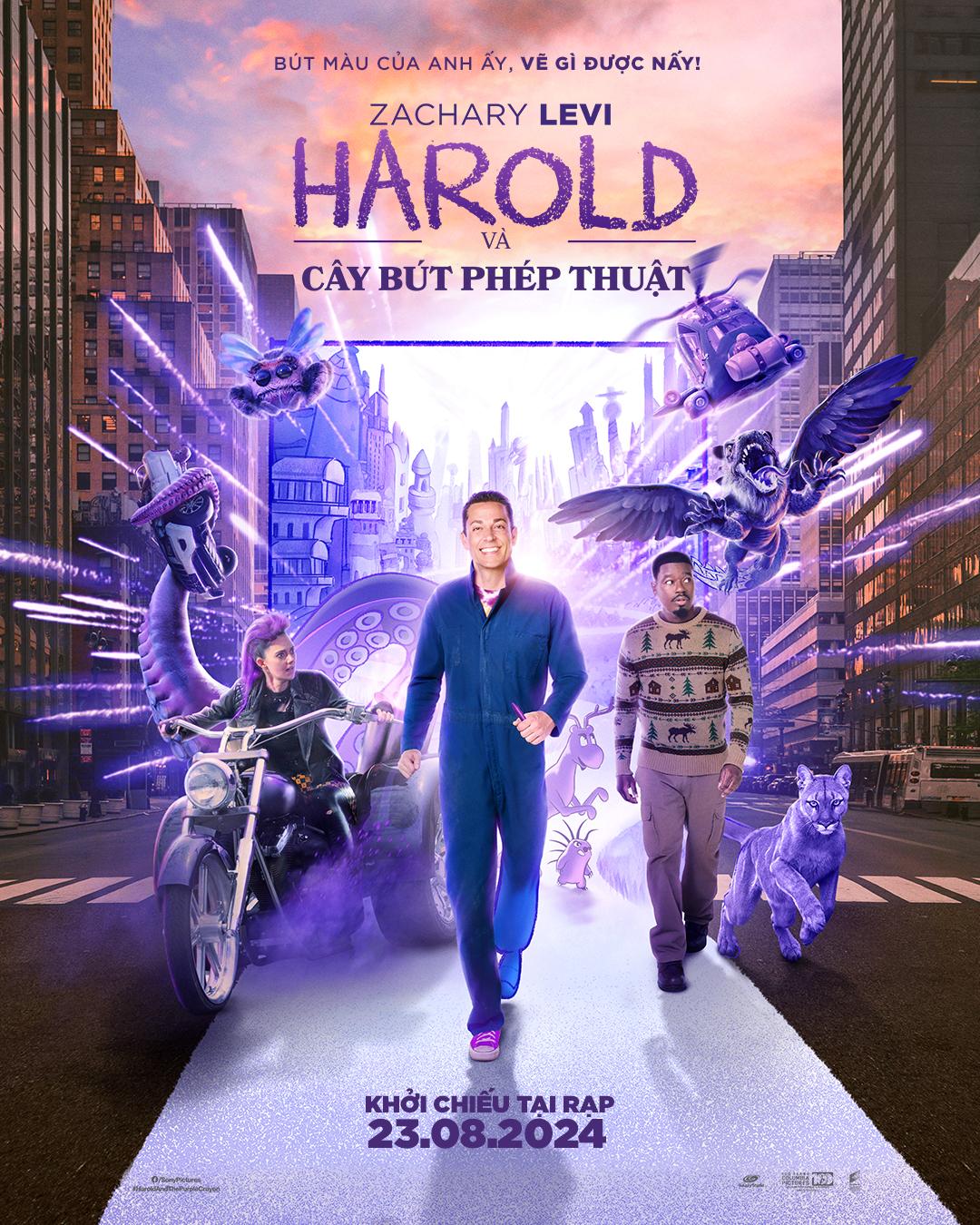 Có gì trong chuyến phiêu lưu đầy cảm hứng của “Harold And The Purple Crayon”- Ảnh 1.