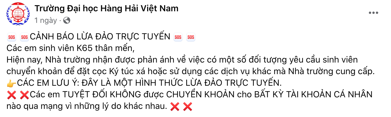 Sinh viên "sập bẫy" chuyển tiền học phí, nhiều trường ra cảnh báo- Ảnh 2.