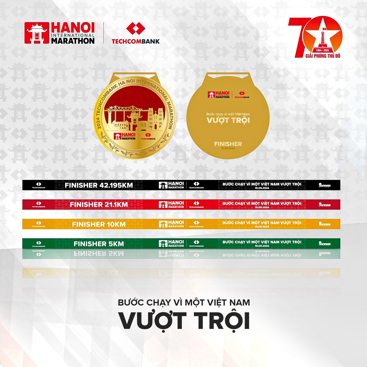 Giải Marathon Quốc tế Hà Nội Techcombank ra mắt bộ vật phẩm phiên bản đặc biệt- Ảnh 2.