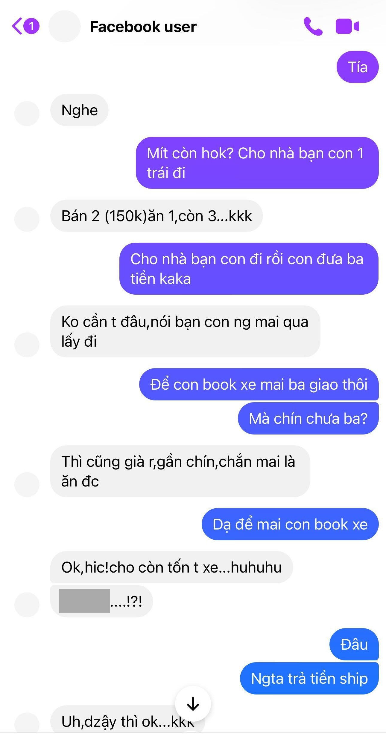 Đoạn tin nhắn của 2 bố con kết thúc ở đoạn “Tài khoản này đã ngừng hoạt động” kèm 2 chữ “Người lạ”, netizen bật khóc- Ảnh 3.