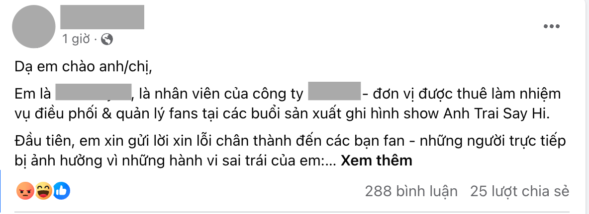 Nhân viên điều phối ghi hình show Anh Trai Say Hi thừa nhận lạm quyền, tịch thu quà của nghệ sĩ tặng fan- Ảnh 6.