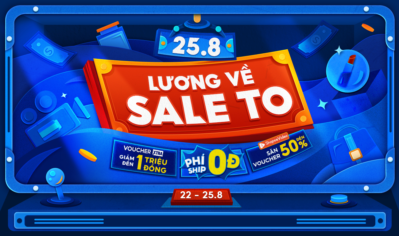 “Ting ting” lương về, sắm đồ đi chơi lễ với voucher 1 triệu đồng, phí ship 0 đồng trên Shopee- Ảnh 1.