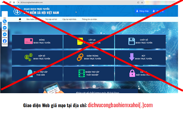 BHXH Việt Nam chỉ những dấu hiệu nhận diện website mạo danh, lừa đảo- Ảnh 1.