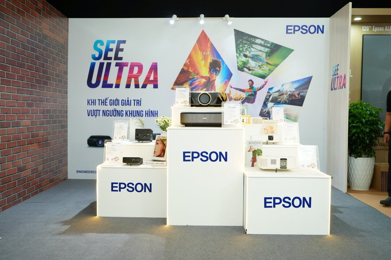 Epson mang dàn máy chiếu đa dụng đến P.H.E Show 2024- Ảnh 2.