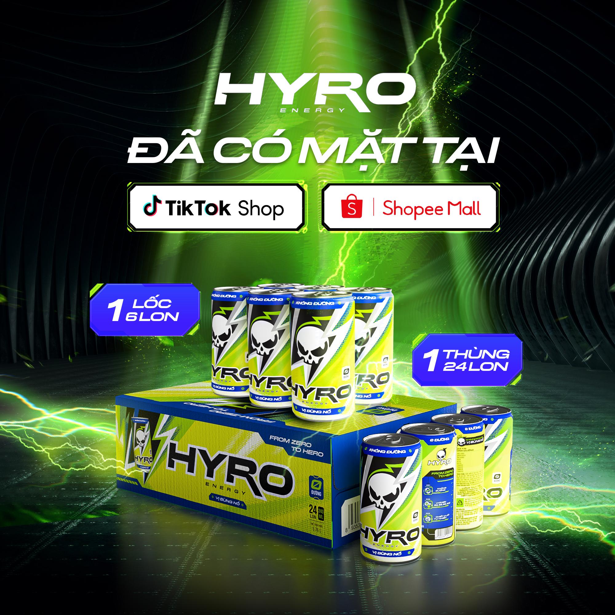 Nước tăng lực HYRO: Không bổ sung đường, vẫn ngon như thường?- Ảnh 1.