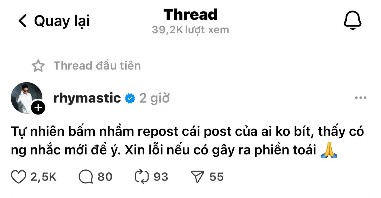 Rhymastic có động thái ủng hộ bài viết hạ bệ, tố Trấn Thành chèn ép các Anh Trai Vượt Ngàn Chông Gai?- Ảnh 3.