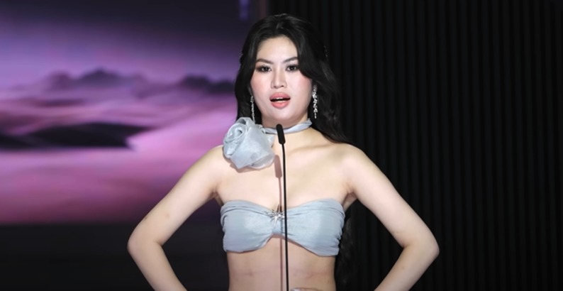 Kỳ Duyên "hiện nguyên hình" trong phần thi ứng xử Miss Universe Vietnam- Ảnh 5.